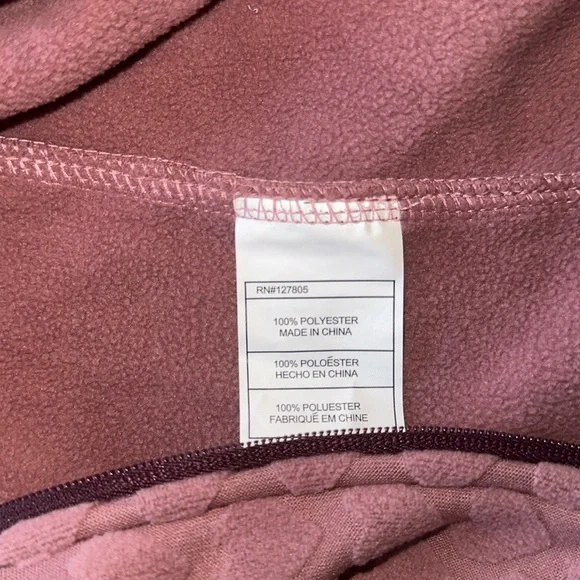 DKNY Sport Purple Hooded Jacket with Color-Block Design (14/16) - Picture 5 of 5